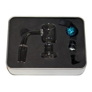 Cannacessories Terp Slurp Banger 14mm 90 Degree Kit Dichro (Pink)