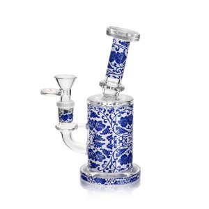 6" Arsenal Flower Vector Glass Rig(Design C )
