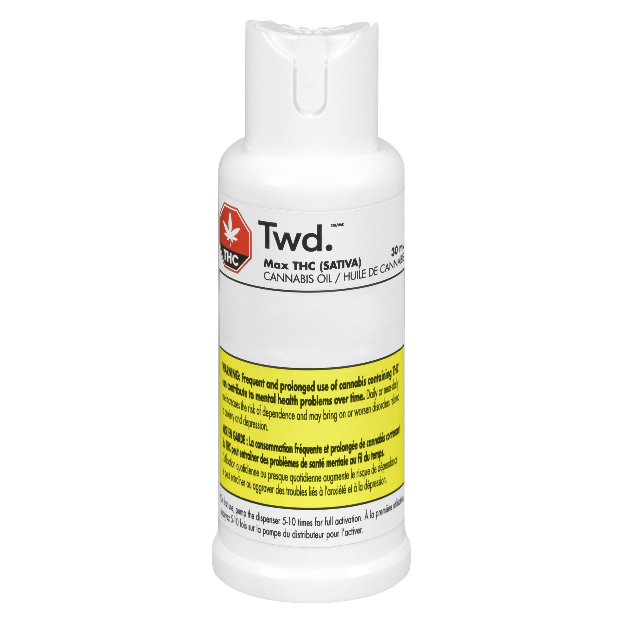 Twd. Max THC (Sativa) 30ml Oil