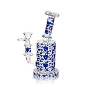 6" Arsenal Flower Vector Glass Rig (Design A)