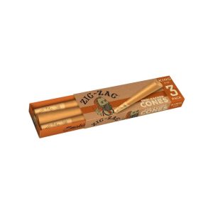 Pre Rolled Cones Zig Zag Unbleached King Size Rolling Papers