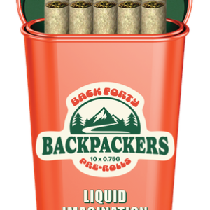 Backpackers Liquid Imagination 10 x 0.75g Pre-Rolls