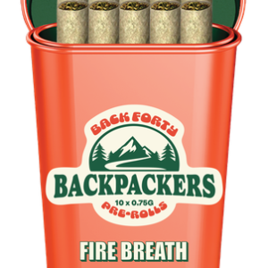 Backpackers Fire Breath 10 x 0.75g Pre-Rolls