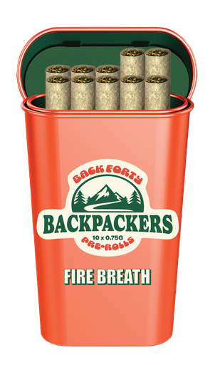 Backpackers Fire Breath 10 x 0.75g Pre-Rolls