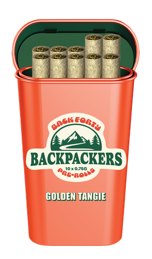 Backpackers Golden Tangie 10 x 0.75g Pre-Rolls