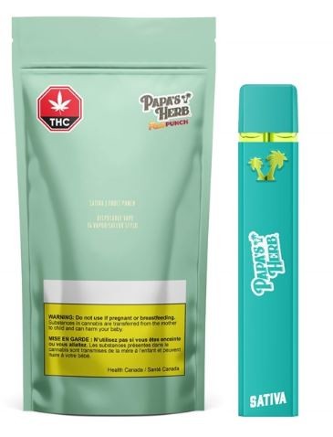 Papa's Herb Fruit Punch Liquid Diamond 0.95g Prefilled Vape Cartridge