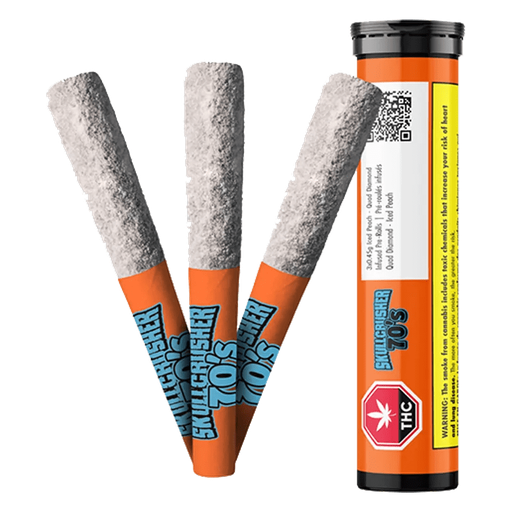 Iced Peach 3 x 0.45g Quad Diamond Infused Pre-Rolls