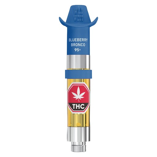 Wild West Blueberry Bronco Liquid Diamonds 0.95g Prefilled Vape Cartridge