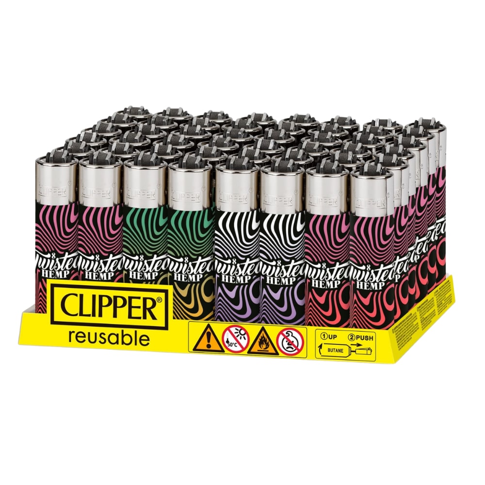 Clipper Twisted Hemp Swirl Lighter